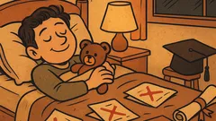 Barzelletta: Bocciato, ma dormo come un bambino