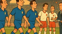 Barzelletta: Azzurri inventano la camminata col pallone