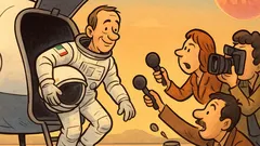 Barzelletta: Un giornalista chiede all’astronauta…