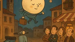 Barzelletta: La Luna sorge dopo mezzanotte