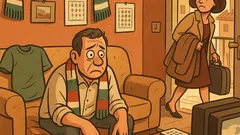 Barzelletta: Mi ha lasciato mia moglie: solo calcio