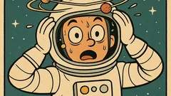 Barzelletta: Colmo per un astronauta, occhi fuori orbita