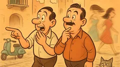 Barzelletta: Due balbuzienti vedono una bionda