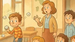 Barzelletta: Pierino butta carta dalla finestra