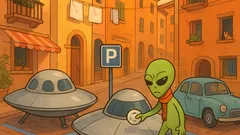 Barzelletta: Dove parcheggiano gli U.F.O.?